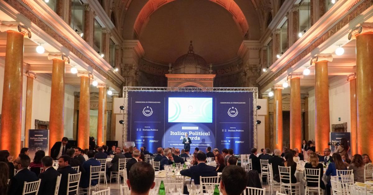 Italian Political Awards 2025: premiati i protagonisti del buon policy making