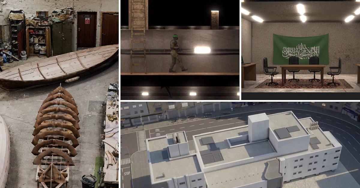 israele creati falsi video 3d dei tunnel di hamas per giustificare attacchi a civili e ospedali a gaza immagini prese da videogame web e maritime museum