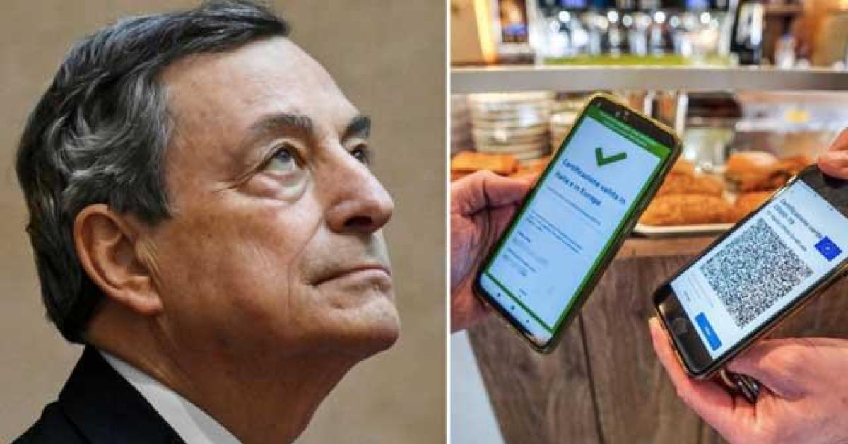 Vaccino Covid, 15 ottobre 2021 istituito obbligo e greenpass: “Giorno di vergogna nazionale, 4 anni fa Draghi ha tolto la libertà e costretto milioni di persone a inocularsi” Vaccino Covid, 15 ottobre 2021 istituito obbligo e greenpass: “Giorno di vergogna nazionale, 4 anni fa Draghi ha tolto la libertà e costretto milioni di persone a inocularsi”