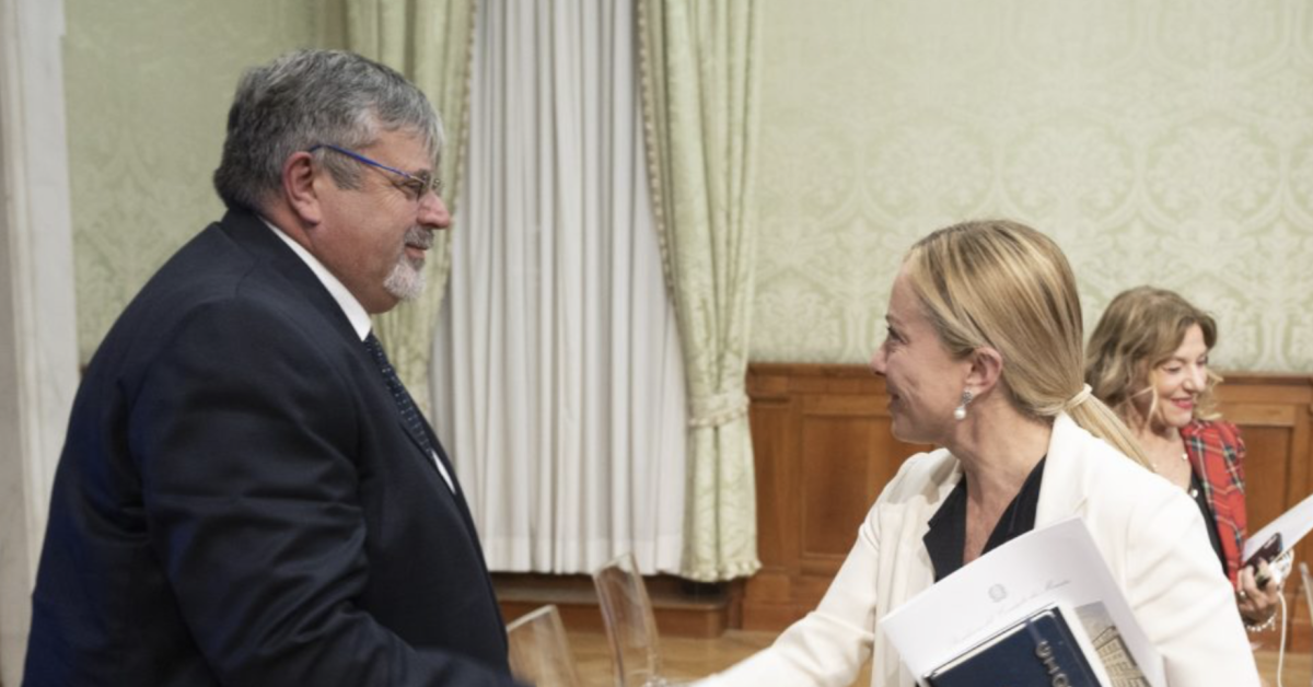 Governo. Paolo Capone, Leader UGL: “Parole di Landini vergognose, solidarietà a Giorgia Meloni” Governo. Paolo Capone, Leader UGL: “Parole di Landini vergognose, solidarietà a Giorgia Meloni”