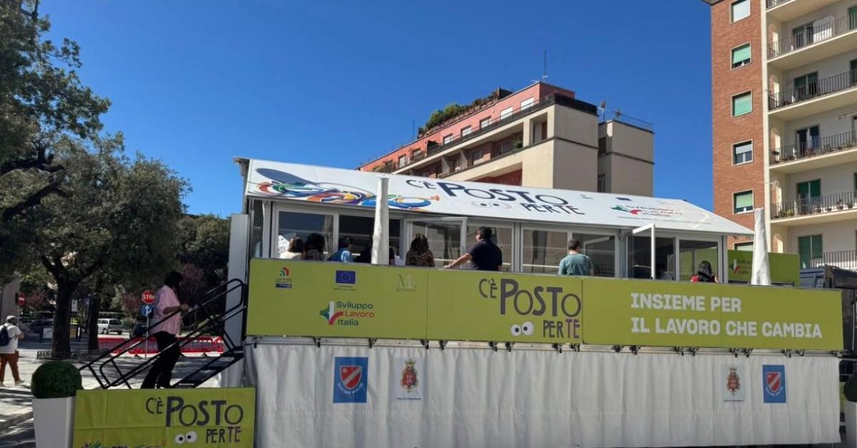 A Palermo la conferenza stampa di presentazione di “C’è Posto per te”, la campagna itinerante promossa da Sviluppo Lavoro Italia per favorire l’incontro fra domanda e offerta di lavoro