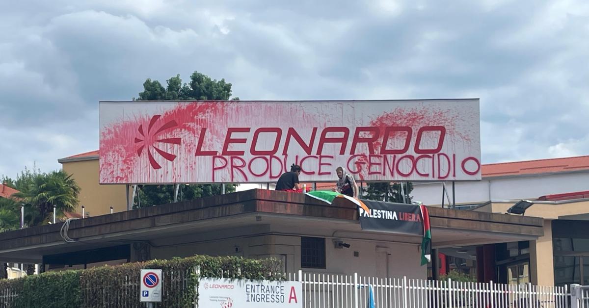 gaza petizione dipendenti leonardo di grottaglie stop armi ad israele basta esser complici dei crimini raggiunte pi249 di 17mila firme