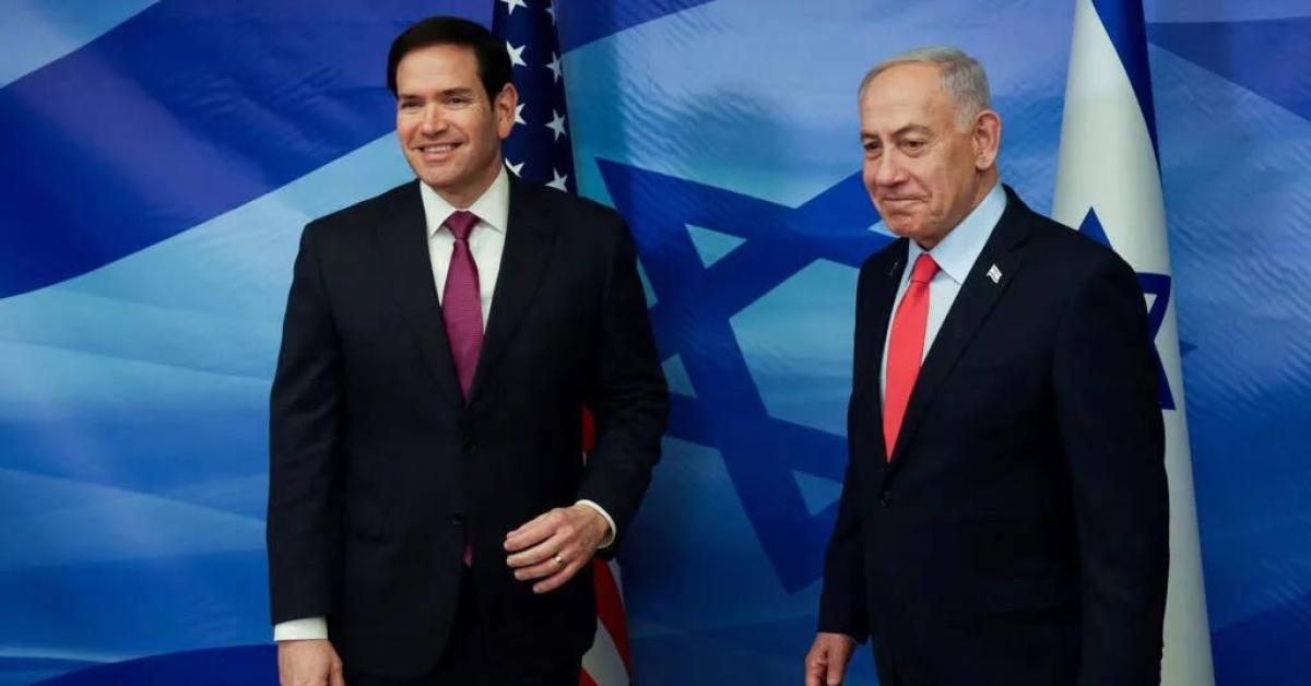 Israele, Rubio incontra Netanyahu e recita la parte: "Non c Israele, Rubio incontra Netanyahu e recita la parte: "Non c