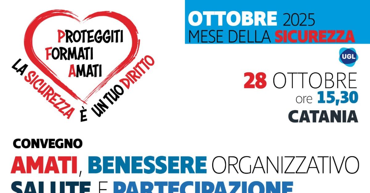 il sindacato ugl presenta amati benessere organizzativo salute e partecipazione da Ilgiornaleditalia.it il sindacato ugl presenta amati benessere organizzativo salute e partecipazione