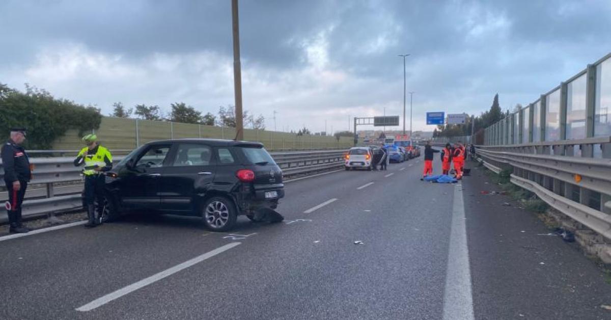 bari 25enne morto investito da un auto mentre soccorreva un altro automobilista sulla statale 16 ferito un amico della vittima video