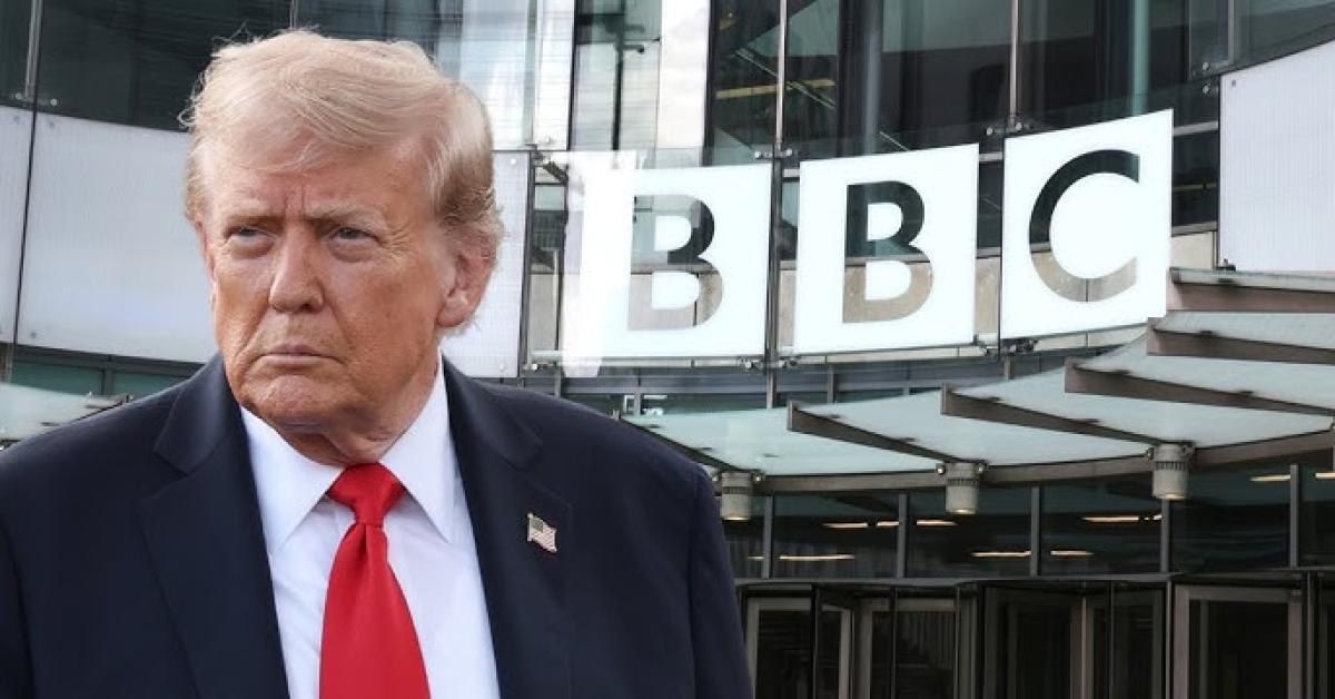 trump minaccia causa a bbc da 1 miliardo $ per manipolazione160dei160video del suo discorso azione legale se non rettifica entro venerd236160alle16017