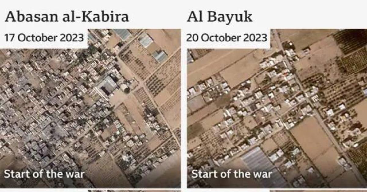 gaza fonti satellitari rivelano oltre 1500 edifici demoliti dall idf da inizio cessate il fuoco quartieri distrutti ad abasan e al bayuk da Ilgiornaleditalia.it gaza fonti satellitari rivelano oltre 1500 edifici demoliti dall idf da inizio cessate il fuoco quartieri distrutti ad abasan e al bayuk