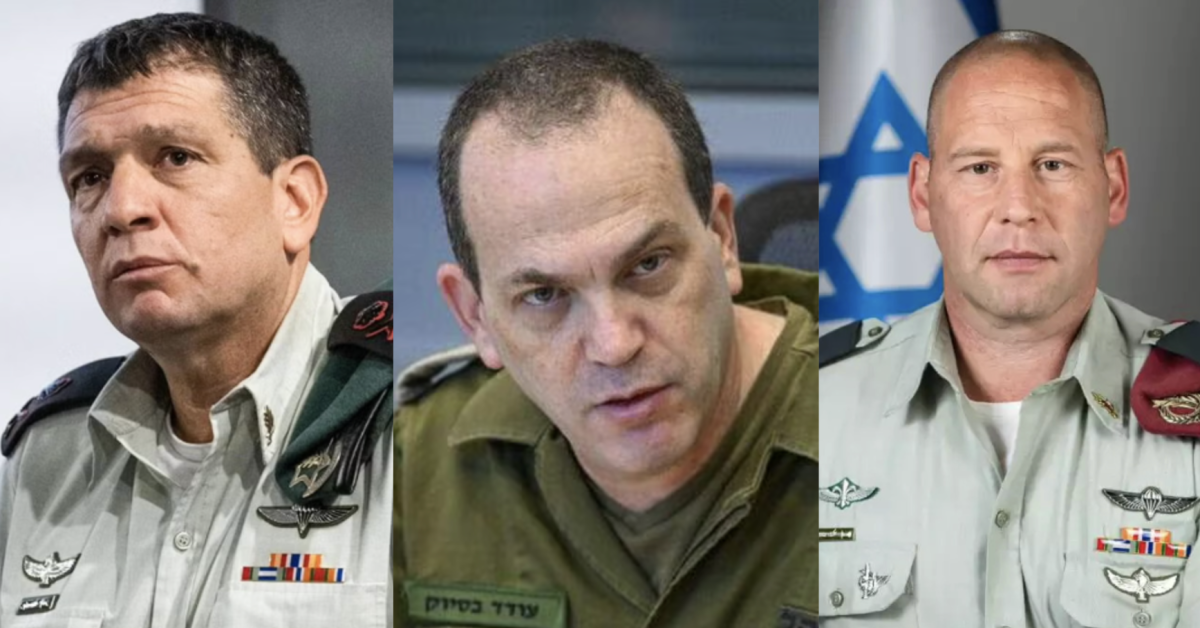 Israele, licenziati 3 generali “capri espiatori” dell’Idf Haliva, Basyuk e Finkelman, Zamir: “Non hanno fermato attacco di Hamas del 7 ottobre”