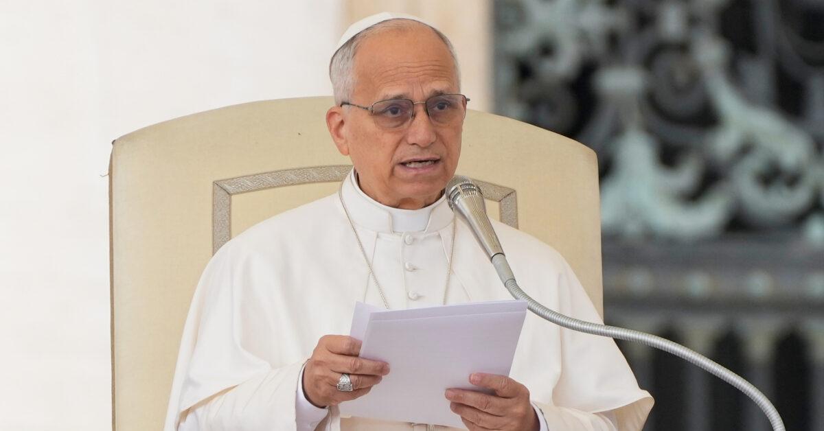 Palestina, Papa Leone XIV: "Due Stati unica soluzione ma Israele non l