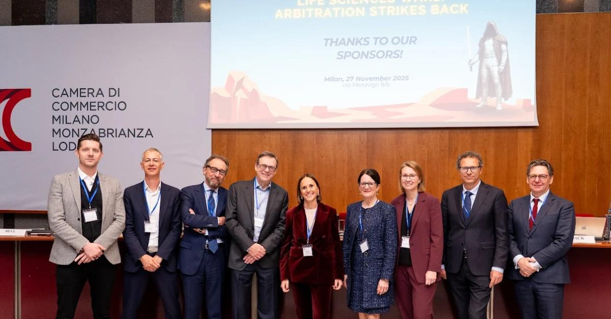 Arbitrato e Life Sciences a Milano, 140 esperti internazionali a CAM, tra 1.500 imprese locali e 16 mld euro di fatturato Arbitrato e Life Sciences a Milano, 140 esperti internazionali a CAM, tra 1.500 imprese locali e 16 mld euro di fatturato