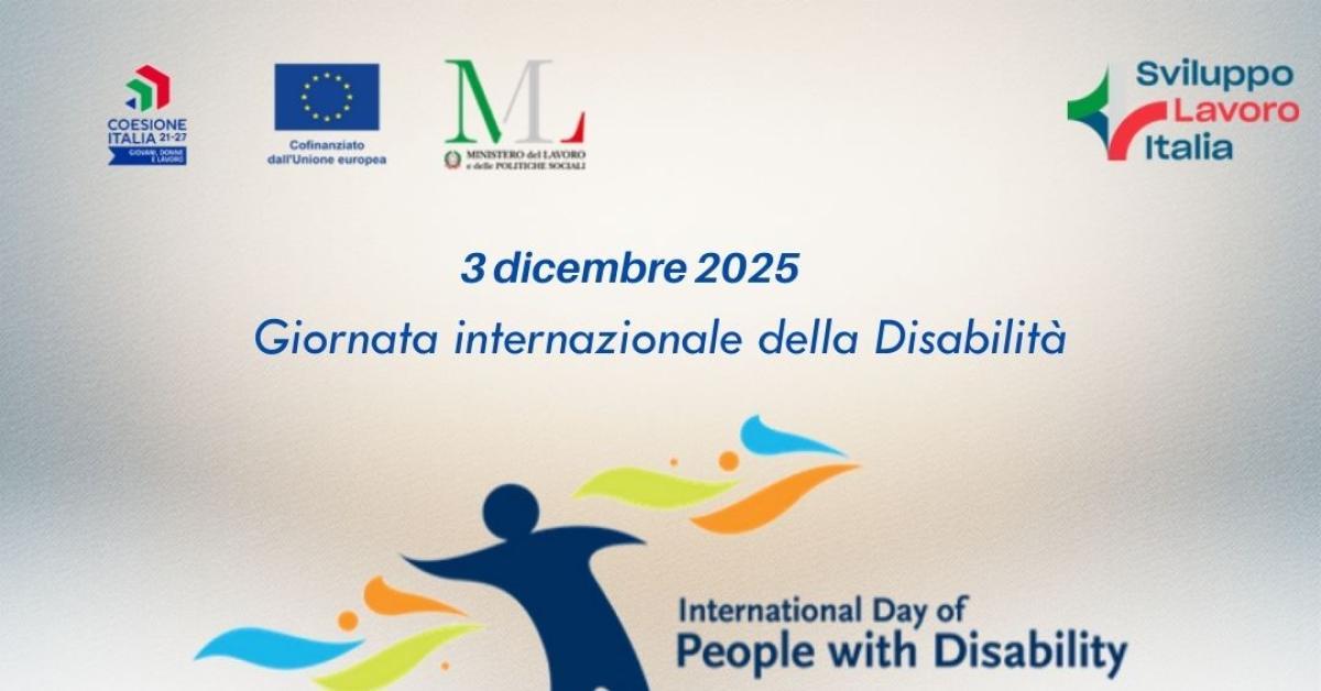 Inclusione e lavoro: le iniziative di Sviluppo Lavoro Italia per la Giornata delle Persone con Disabilità