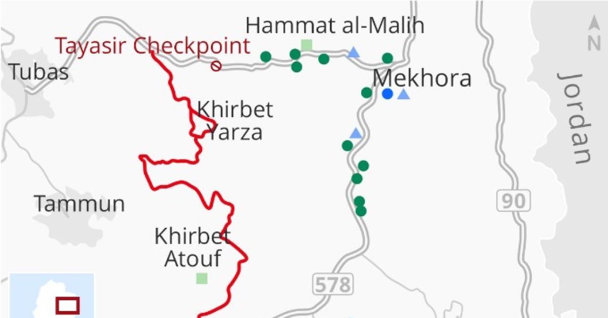 Idf verso costruzione di "barriera" di 22km in valle del Giordano per separare i palestinesi dalle loro terre: "Demoliti case, pozzi e aree agricole"
