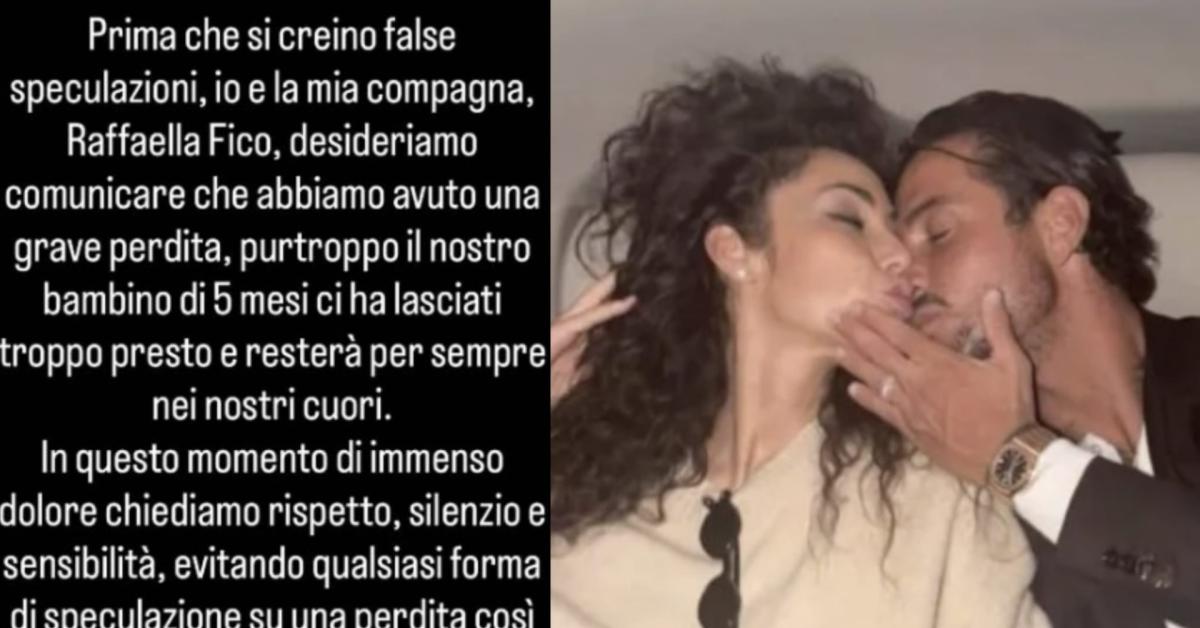 raffaella fico e armando izzo hanno perso il figlio che aspettavano grave perdita il nostro bambino di 5 mesi ci ha lasciati troppo presto da Ilgiornaleditalia.it raffaella fico e armando izzo hanno perso il figlio che aspettavano grave perdita il nostro bambino di 5 mesi ci ha lasciati troppo presto