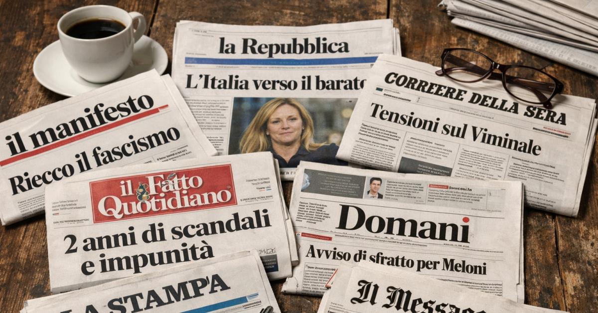 la sinistra che sbaglia sempre tre anni di allarmi mediatici contro il governo meloni