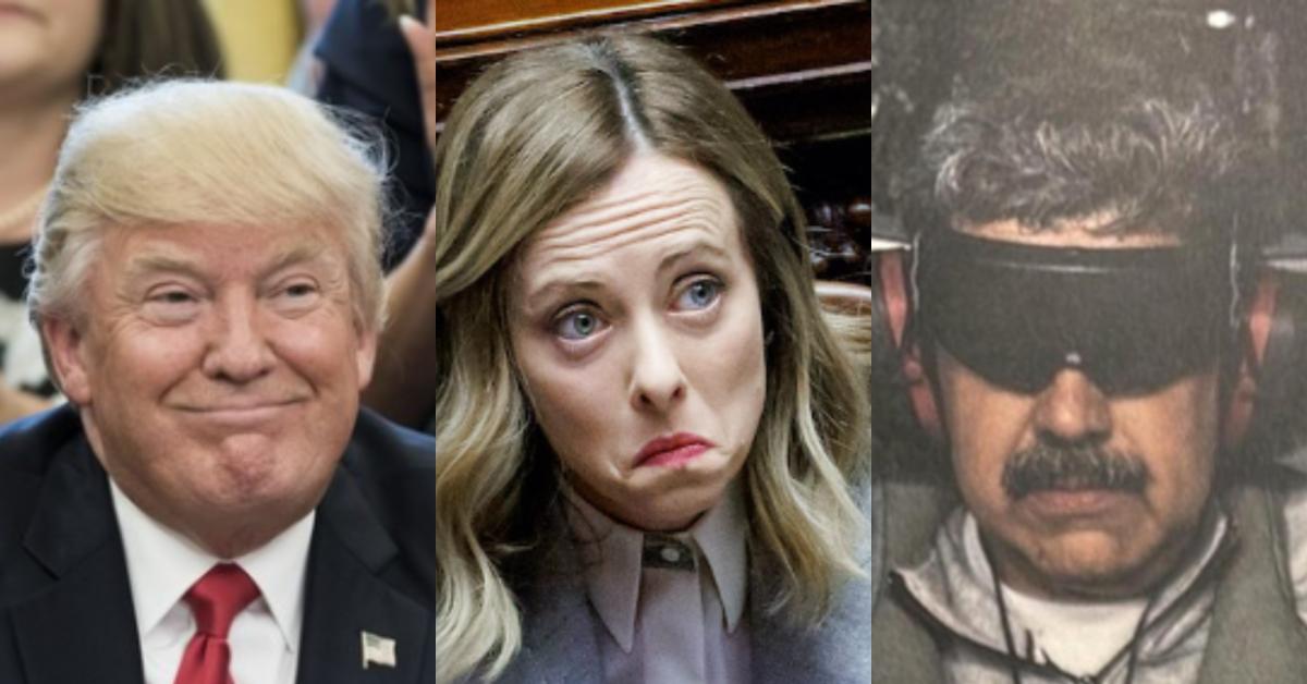 venezuela meloni spalleggia l aggressore intervento di trump difensivo e legittimo e apre alla machado nuova pagina di speranza