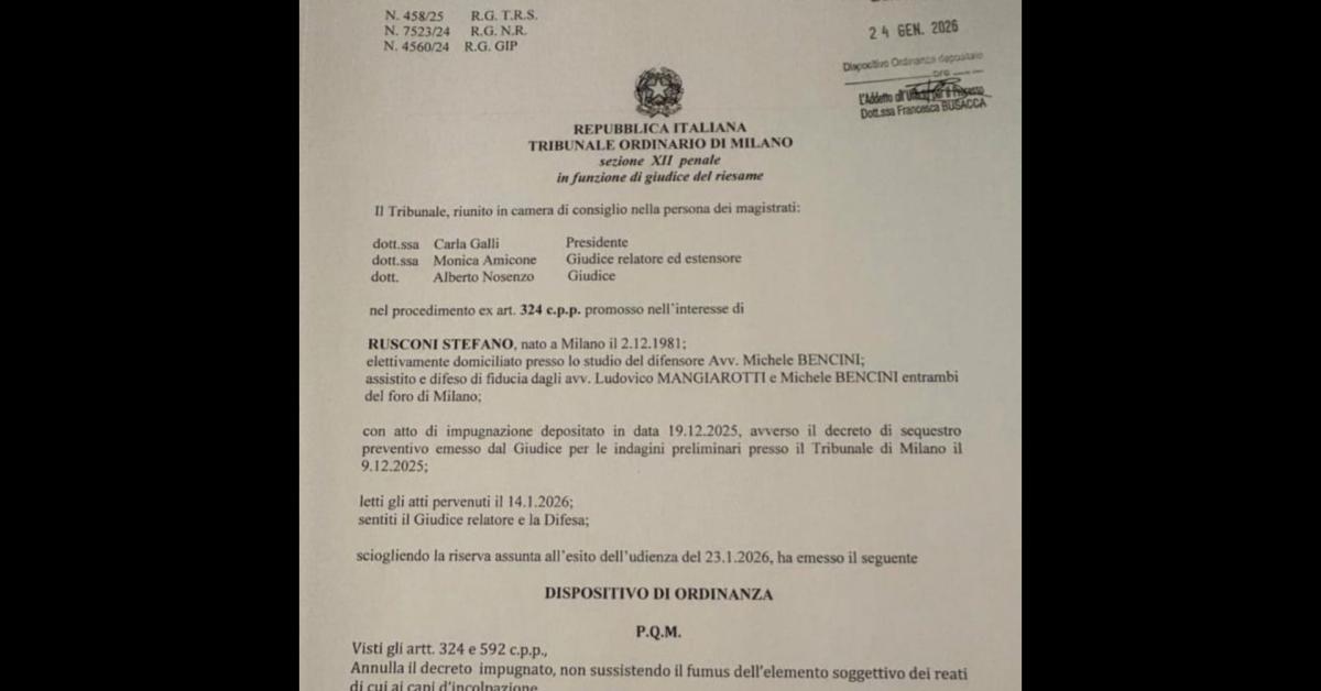 inchieste urbanistica milano tribunale del riesame dissequestra il palazzo di brera costruttori in buona fede operato in piena legalit224 l ordinanza