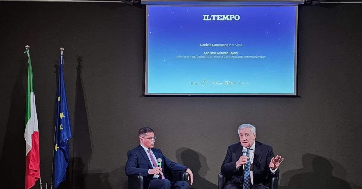 Crisi Iran. Tajani all’incontro del quotidiano Il Tempo “Italia è sempre stata fuori dal conflitto, intervenire nello stretto di Hormuz significa  guerra”