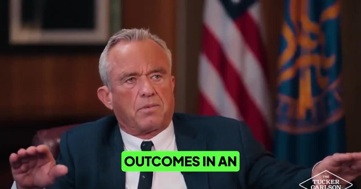 Vaccini, RFK Jr. al Tucker Carlson Show: "Siero per epatite B moltiplica del 1135% rischio di autismo nei bambini, Cdc sanno dal 