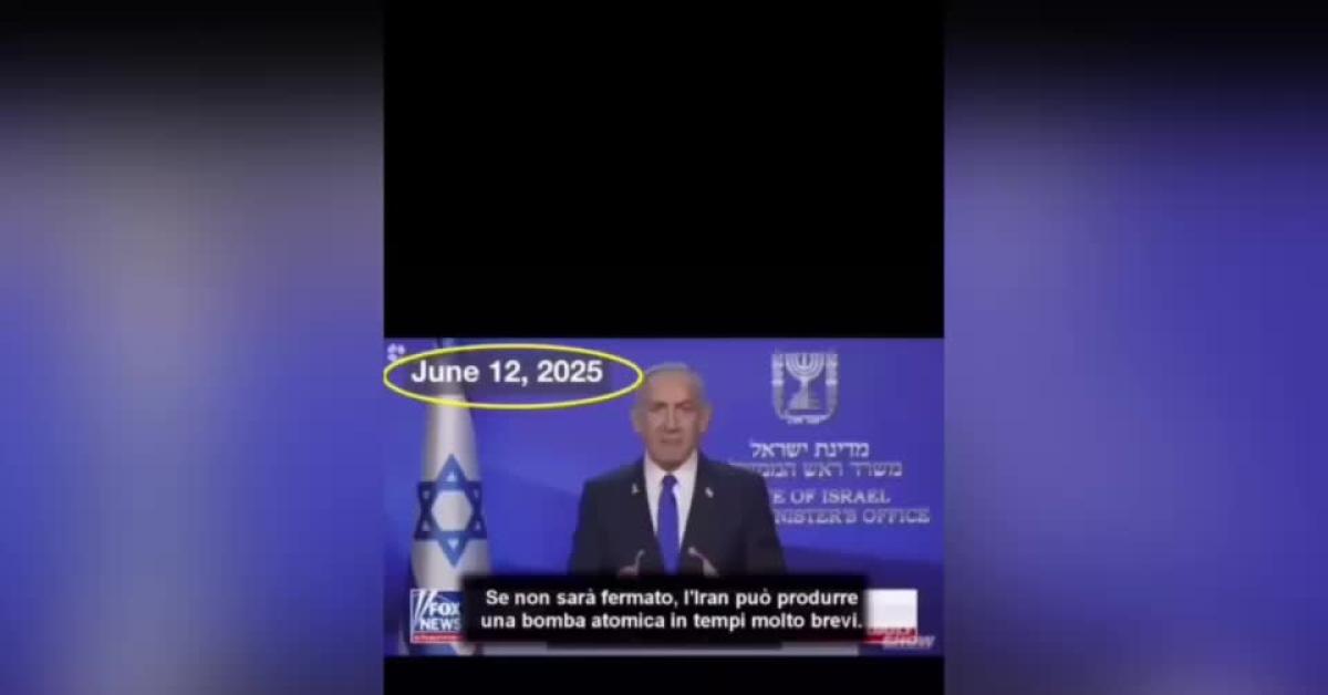 Iran, 30 anni di menzogne di Netanyahu, da "Teheran produrrà 25 bombe atomiche all Iran, 30 anni di menzogne di Netanyahu, da "Teheran produrrà 25 bombe atomiche all