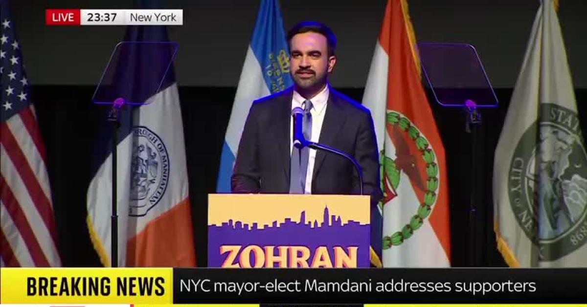 Usa, nuovo sindaco Mamdani contro Trump: "New York è città d Usa, nuovo sindaco Mamdani contro Trump: "New York è città d