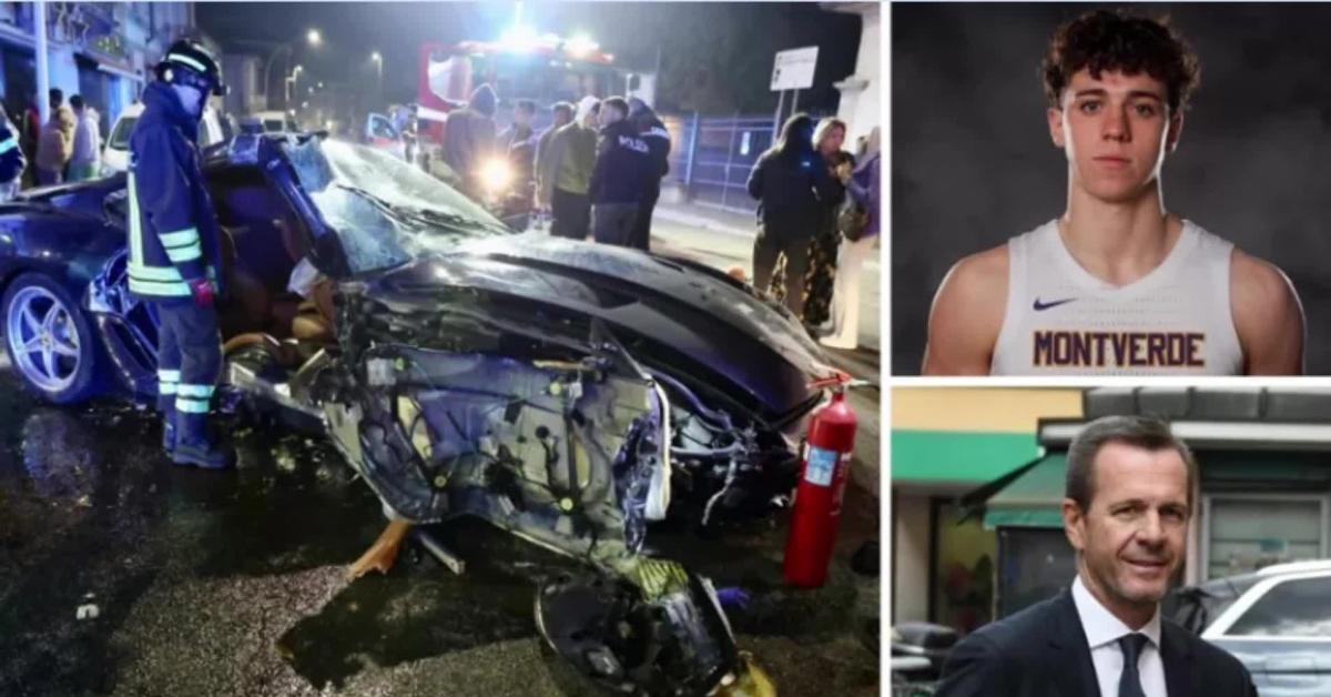 Incidente stradale a Vigevano (Pavia), cestista 21enne Matteo Bettanti perde controllo di Ferrari e finisce contro muro: è gravissimo   VIDEO