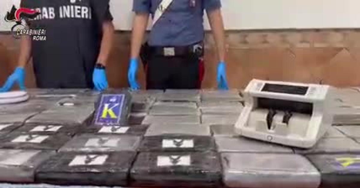 Roma, sequestrati 200 chili di cocaina in casa di 23enne albanese, valore di circa 16mln €, ritrovati anche 30mila € in contanti VIDEO Roma, sequestrati 200 chili di cocaina in casa di 23enne albanese, valore di circa 16mln €, ritrovati anche 30mila € in contanti VIDEO