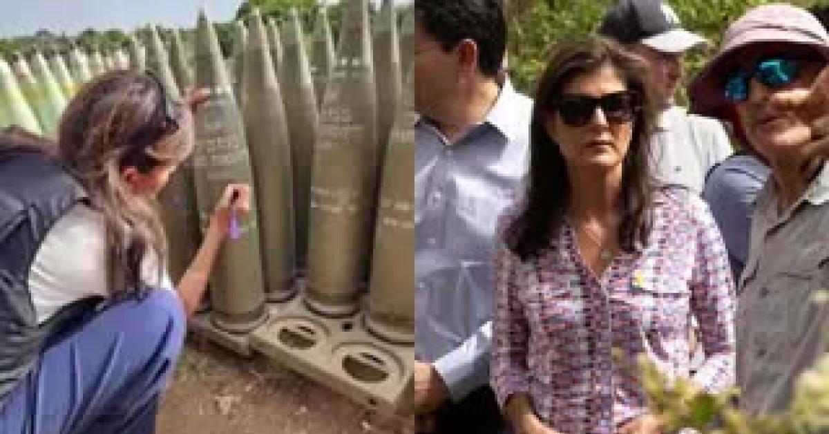 Nikki Haley firma missili israeliani: "Eliminate Gaza, Usa amano Israele", web si scatena: "Vergognati, uccideranno civili innocenti"   VIDEO