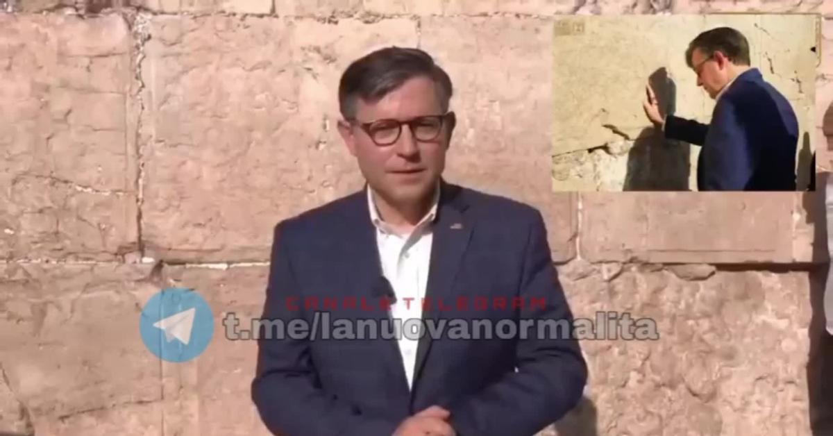 Gerusalemme, speaker Camera Johnson dà la sua "benedizione" al Muro del Pianto: "Prego perché Usa restino sempre vicino a Israele"   VIDEO