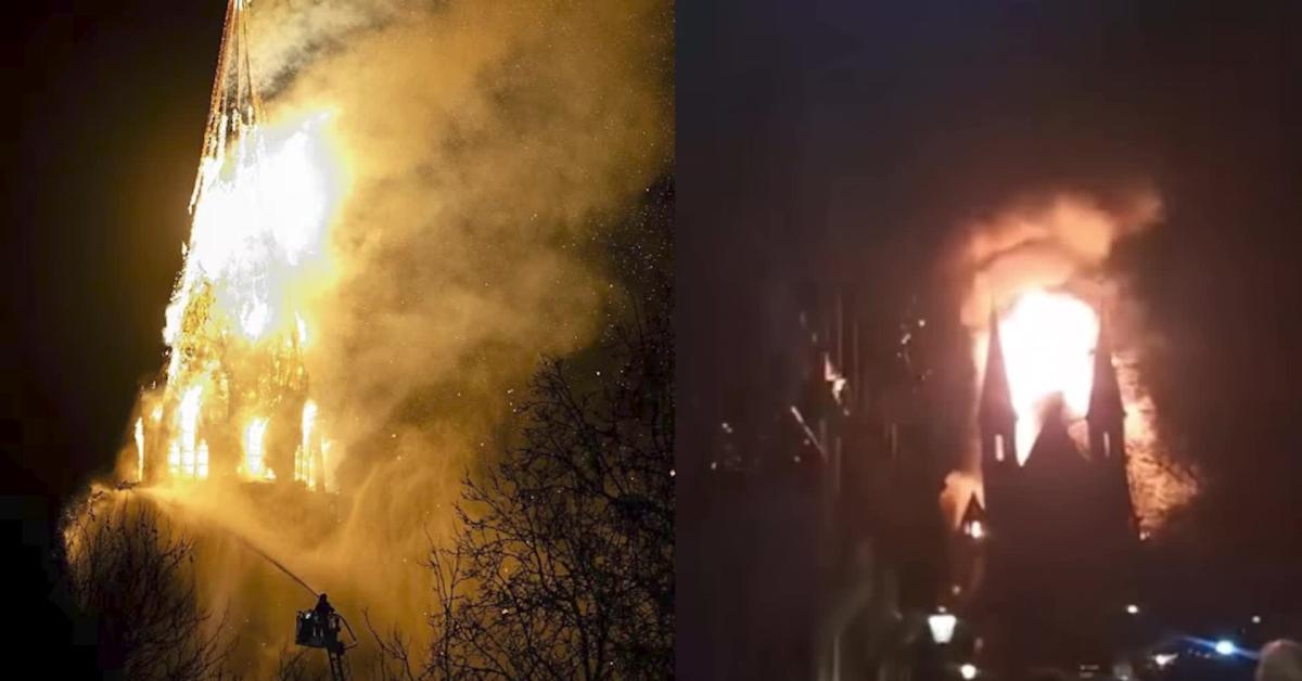 Amsterdam, fiamme distruggono chiesa Vondelkerk in centro città poco dopo la mezzanotte, vigili del fuoco: “Non più salvabile” VIDEO Amsterdam, fiamme distruggono chiesa Vondelkerk in centro città poco dopo la mezzanotte, vigili del fuoco: “Non più salvabile” VIDEO