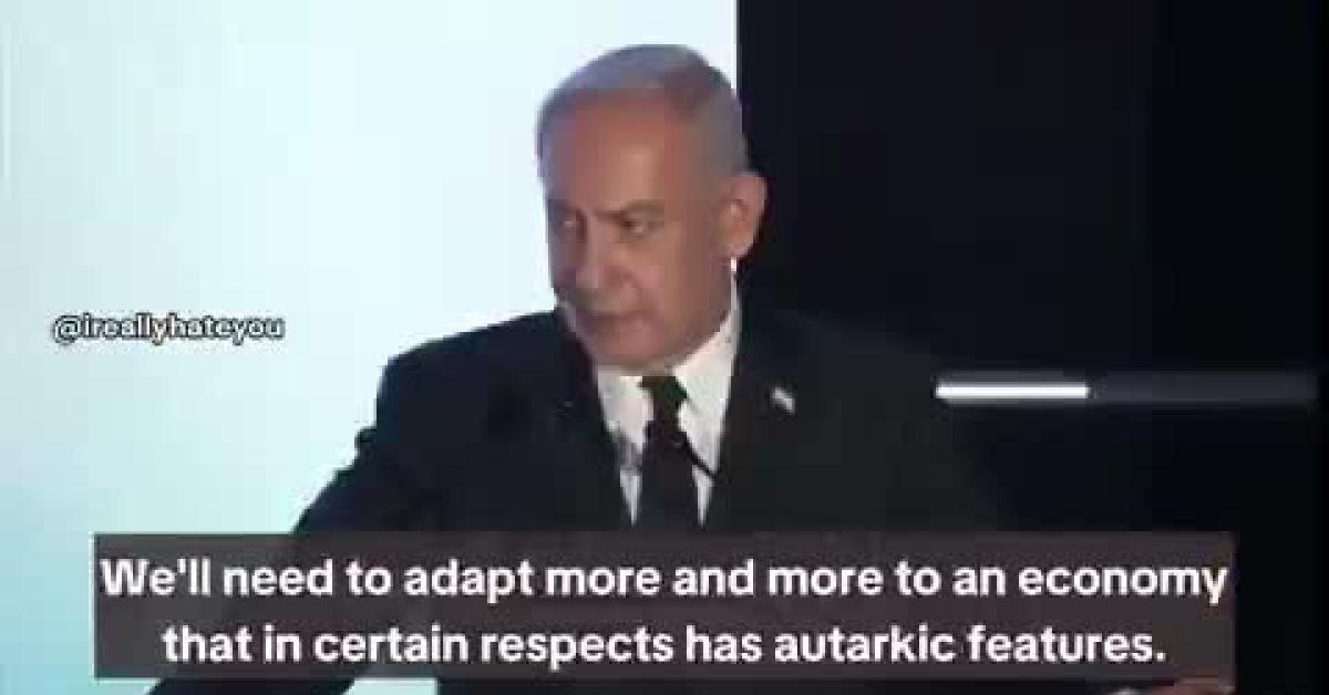 Israele, Netanyahu la spara e annuncia progetto autarchico: “Dobbiamo aumentare produzione armi, avremo economia da super Sparta” – VIDEO