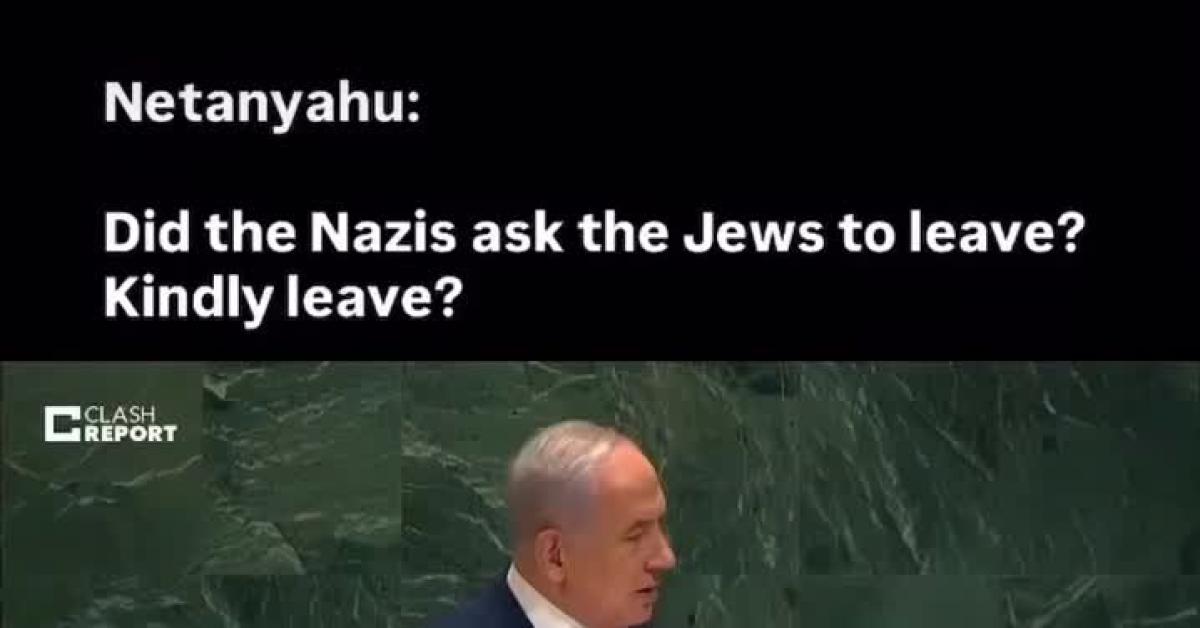 Netanyahu si autodichiara genocida nel discorso all