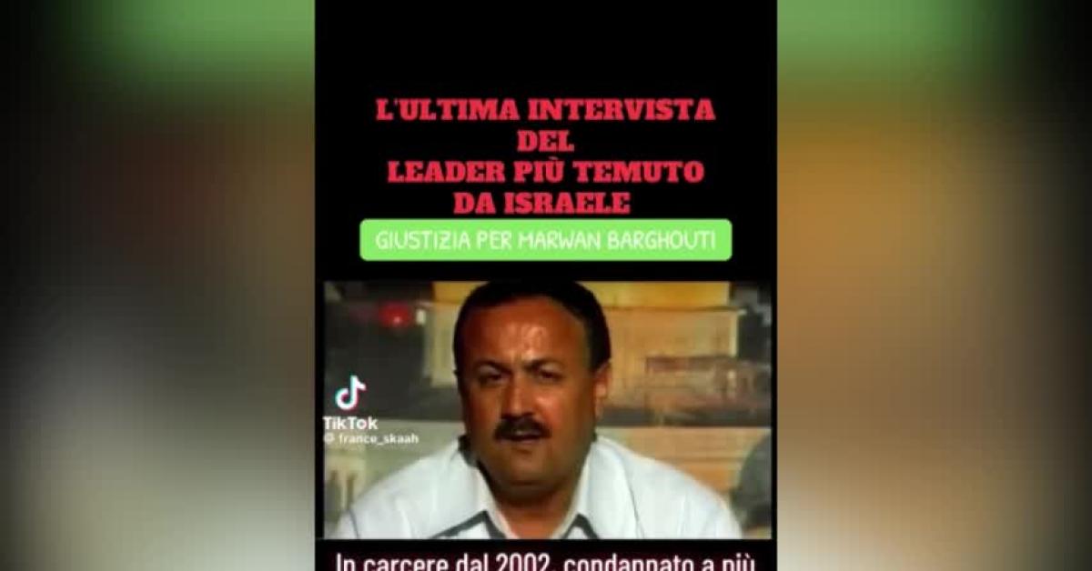 Barghouti a Santoro nel 2001: “Non si può convivere con Israele finché c’è in atto un’occupazione, scappato ad un attentato di Tel Aviv” VIDEO Barghouti a Santoro nel 2001: “Non si può convivere con Israele finché c’è in atto un’occupazione, scappato ad un attentato di Tel Aviv” VIDEO