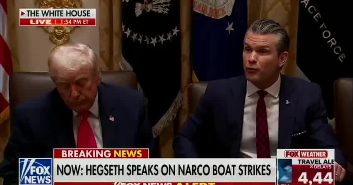 Caso Hegseth, Capo Pentagono: "Non vidi sopravvissuti ma fumo e fiamme; voi giornalisti non capite, seduti al fresco a fabbricare fake news"   VIDEO