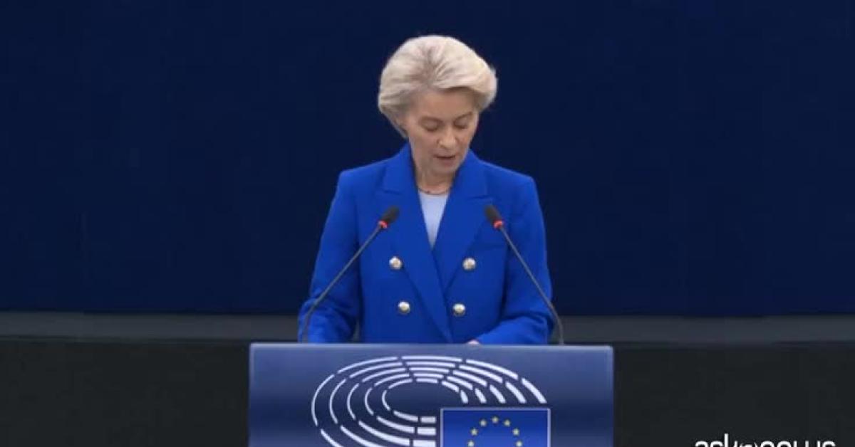 Von der Leyen parla di "Piano di pace" ma prepara il conflitto: "Russia ci sta facendo guerra ibrida, serve strategia paneuropea precisa"   VIDEO