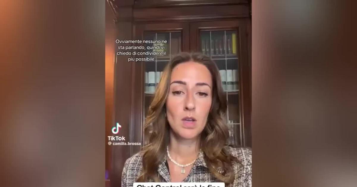 Chat Control, Camilla Brossa: "Ue vuole approvare legge entro ottobre per controllare chat private, non è una puntata di Black Mirror"   VIDEO