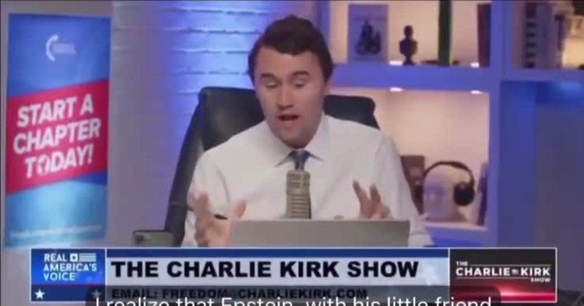 charlie kirk l8217attivista maga e i dubbi su epstein era una creazione del mossad o un mercenario a cui i paesi si rivolgevano video