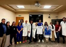 Atleta trapiantato consegna all'Ismett di Palermo la medaglia vinta ai mondiali