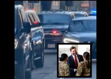 L'arrivo di JD Vance a Milano-Cortina, scorta da oltre 50 auto e van blindati, 4 piani di hotel Sheraton bloccati, cecchini sui tetti - VIDEO