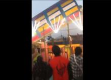 India, giostra si stacca durante il 'giro della morte' e precipita a terra, un morto e 13 feriti, la causa "guasto ai cuscinetti del motore o bulloni allentati" - VIDEO