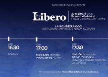 Venerd&igrave; 20 febbraio, a Roma, Libero Quotidiano presenta &ldquo;La sicurezza oggi. Istituzioni, imprese e nuovi scenari&rdquo;