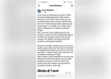 Andrea Stramezzi ricoverato, Luca Romano rilancia: &ldquo;Mio post in gruppi di luridi novax filorussi, loro scopo uccidere bambini&rdquo;