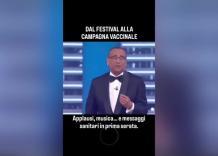 Sanremo, spot "pro-vax" di Carlo Conti: "Vaccino contro papilloma virus &egrave; importante, mi raccomando, prevenzione" - VIDEO
