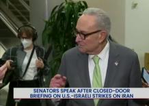 Il lapsus freudiano del senatore Schumer: "Nessuno vuole un Israele nucleare...cos'ho detto? Intendevo un Iran nucleare" - VIDEO