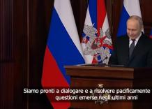 Ucraina, Putin rilancia: "Prenderemo Donbass con forza se mancano negoziati, la guerra l'ha iniziata Kiev aiutata dall'Occidente" &ndash; VIDEO
