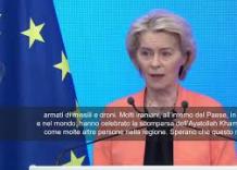 Crisi Iran, Von der Leyen: Non si dovrebbero versare lacrime per morte Khamenei