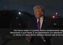Trump: Iran sull'orlo della sconfitta, sono al capolinea