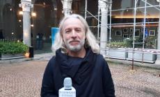 Bonello (artista):"Arlecchino è la metafora della situazione geopolitica contemporanea dove l'uomo deve mantenersi in equilibrio"