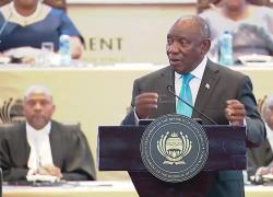 Sudafrica, presidente Ramphosa: "Non possiamo considerarci liberi mentre Palestina e Sudan soffrono occupazione, oppressione e guerra" - VIDEO