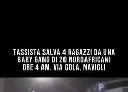 Milano, taxi salva quattro ragazzi picchiati e rapinati da baby gang sui navigli, poi l'inseguimento per recuperare una borsa rubata - VIDEO