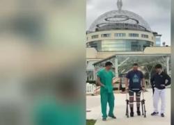 Paraplegico 34enne Andrea Scotti torna a camminare al San Raffaele di Milano, nel 2019 lesione al midollo dopo incidente sul lavoro - VIDEO